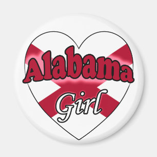 Alabama Mädchen Magnet