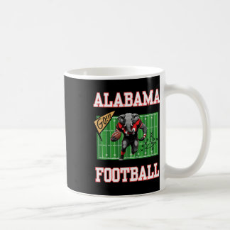 Alabama Mascot läuft mit Fußball Kaffeetasse
