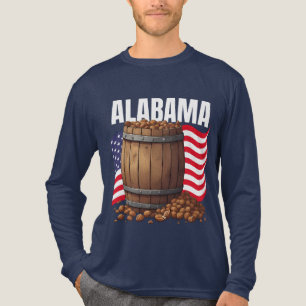 Alabama Men's Bella+Canvas Langarm Dark Tri-Blend Shirt