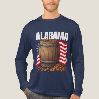 Alabama Men's Bella+Canvas Langarm Dark Tri-Blend Shirt