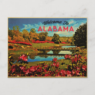 Alabama Mirror Lake Postkarte