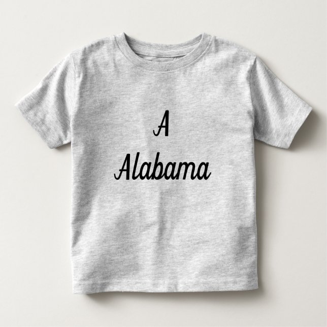 Alabama Monogram Kleinkind T-shirt (Vorderseite)
