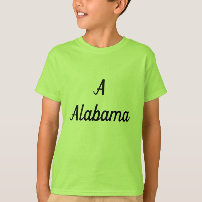 Alabama Monogram T-Shirt (Vorderseite)