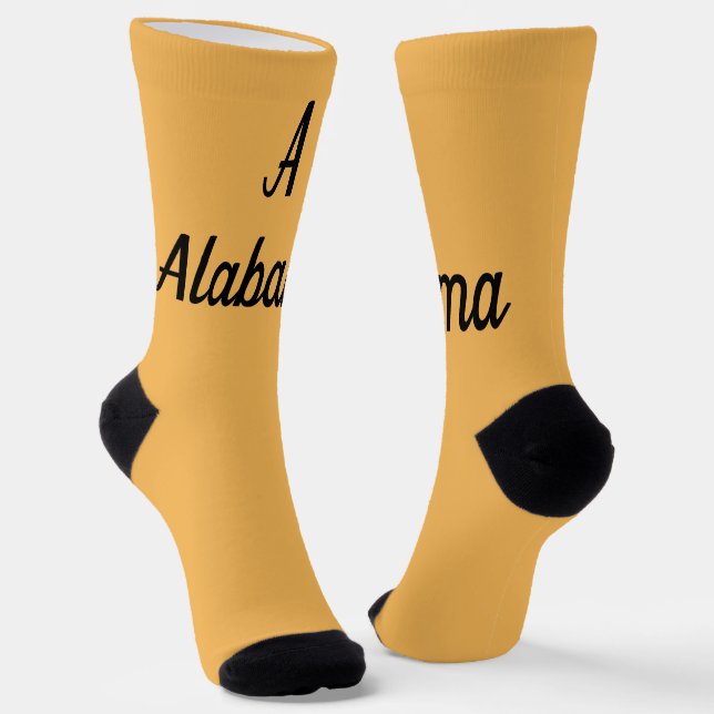 Alabama Monogramm Socken (Gewinkelt)