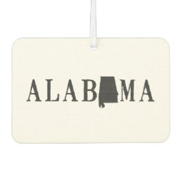 Alabama Name Staat Shaped Letter Autolufterfrischer