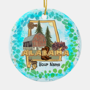 Alabama-Ornament Keramik Ornament