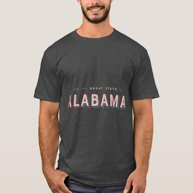 ALABAMA Oversized 8 T-Shirt (Vorderseite)