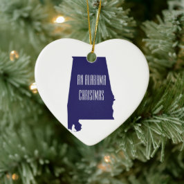 Alabama Personalisierter Staat Weihnachtsschmuck