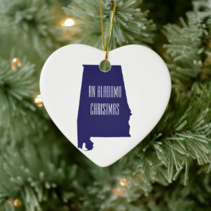 Alabama Personalisierter Staat Weihnachtsschmuck
