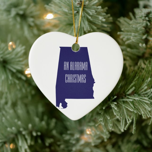 Alabama Personalisierter Staat Weihnachtsschmuck (Baum)