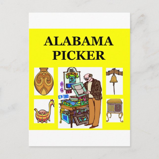 ALABAMA Picker Postkarte (Vorderseite)