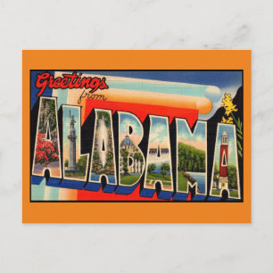 Alabama Postcard Postkarte