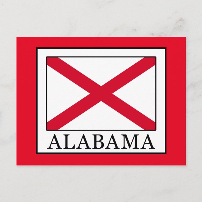 Alabama Postkarte (Vorderseite)