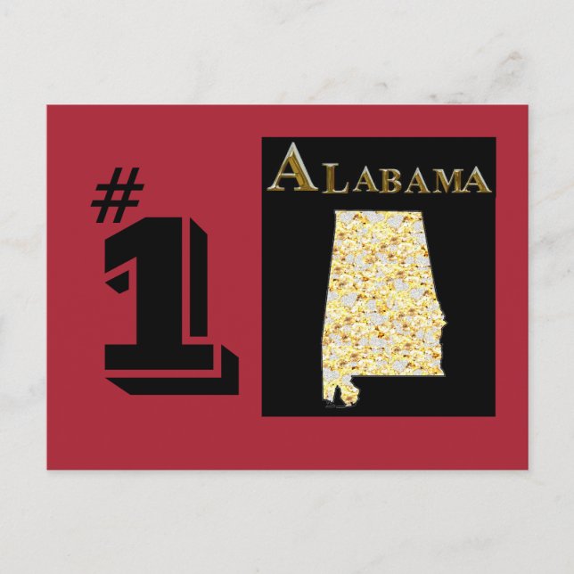 ALABAMA POSTKARTE (Vorderseite)