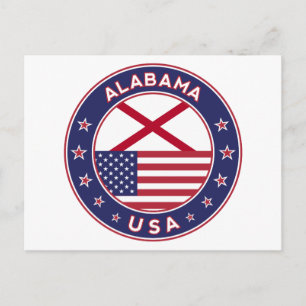 Alabama Postkarte
