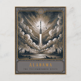 Alabama | Postkarte Gothic Art