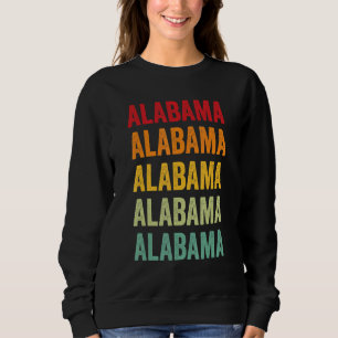Alabama Regenbogen Alabama Bundesstaat Sweatshirt