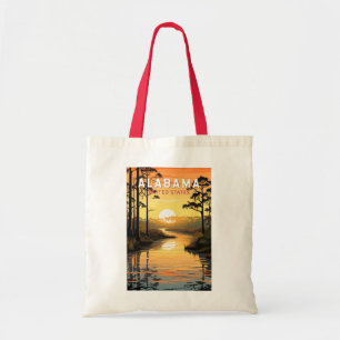 Alabama Reise Kunst Vintage Tragetasche