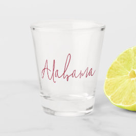 Alabama Reiseandenken-Geschenk Schnapsglas