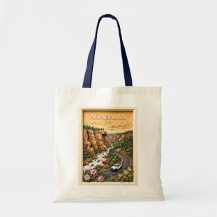 Alabama Roadtrip River Canyon Vintage Landschaft Tragetasche