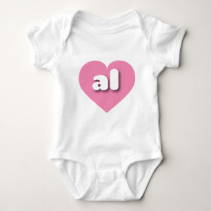Alabama rosa Herz - I Liebe Baby Strampler