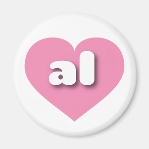 Alabama rosa Herz - I Liebe Magnet