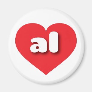 Alabama Rotes Herz - I Liebe Magnet