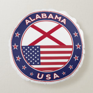 Alabama Rundes Kissen