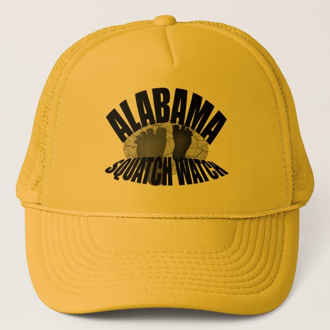Alabama Sasquatch Watch Hat Truckerkappe (Vorderseite)