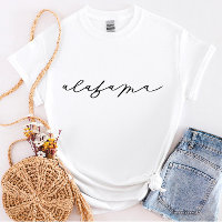 Alabama Script Staat FrauenT - Shirt