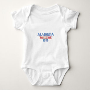 Alabama seit 1819 Vintage patriotischer Stolz auf  Baby Strampler