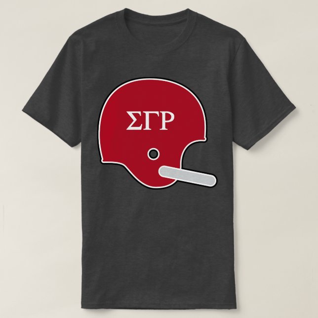 Alabama Sigma Gamma Rho Retro Helmet TShirt (Design vorne)