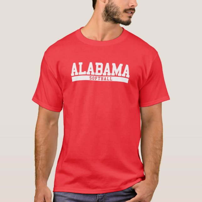 Alabama Softball T-Shirt (Vorderseite)