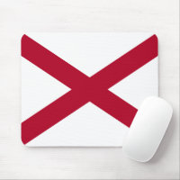 Alabama: St Andrew Crimson Cross Flag