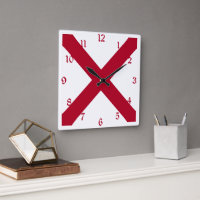 Alabama: St Andrew Crimson Cross Flag