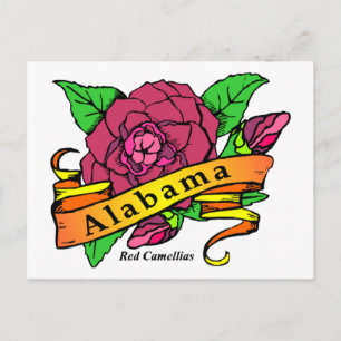 Alabama Staat Blume Postkarte
