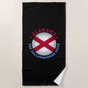 ALABAMA STAAT FLAG STRANDTUCH