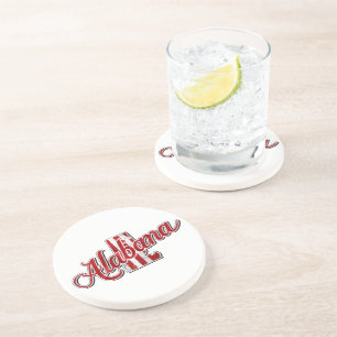 Alabama Staat Kontur Getränkeuntersetzer