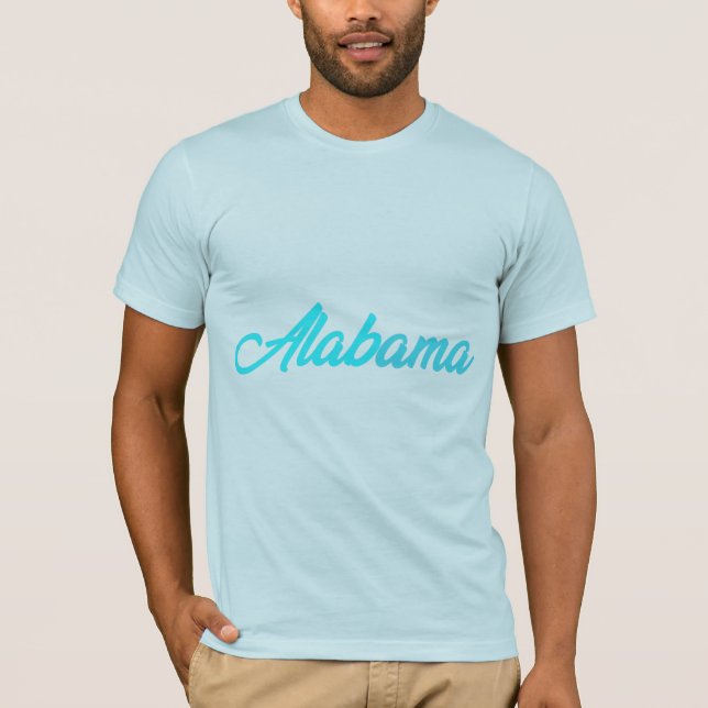 Alabama Staat Liebe Pride T-Shirt (Vorderseite)