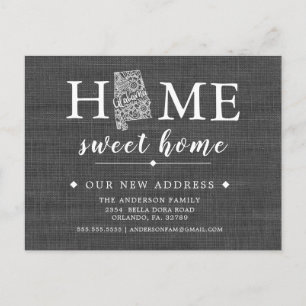 Alabama Staat Moskauer Ankündigungskarte Ankündigungspostkarte