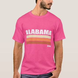 Alabama Staat Retro Style T-Shirt