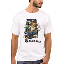 Alabama Staat Tattoo Style - Jazz & Magnolia