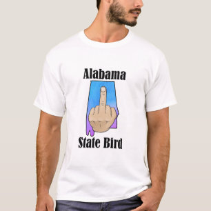 Alabama Staat Vogel T - Shirt Mittelfinger