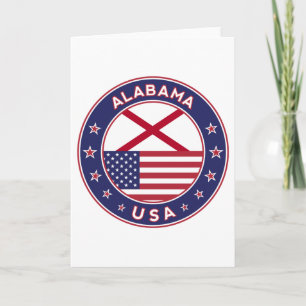 Alabama, Staaten der USA, Karte