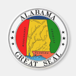 Alabama-Staats-Siegel-Magnet Magnet