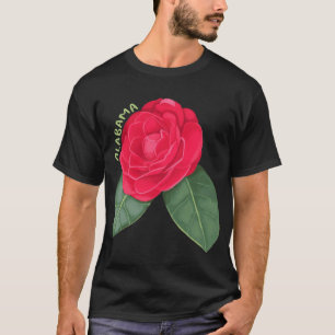Alabama Staatsblume Kamelie T-Shirt