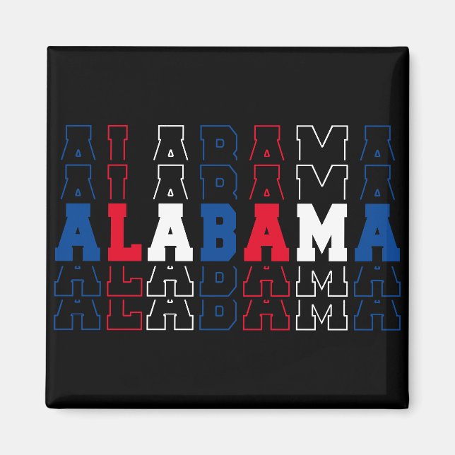 Alabama Stacks Art Magnet (Vorne)