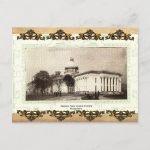 Alabama State Capitol Gebäude alte Postkarte