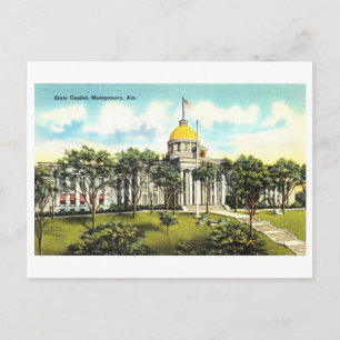 Alabama State Capitol in Montgomery Vintage Postkarte