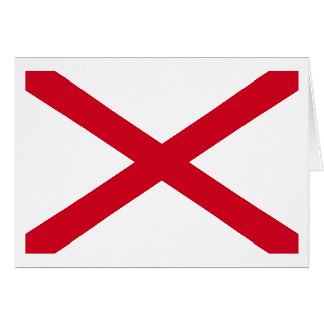 Alabama State Flag Design (Vorderseite (Horizontal))